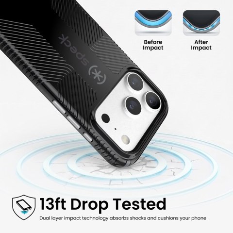 Speck Candyshell Icon MagSafe - Etui iPhone 18 Pro / 17 Pro (Black Licorice)
