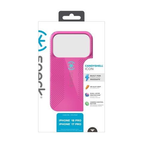Speck Candyshell Icon MagSafe - Etui iPhone 18 Pro / 17 Pro (Bubblegum Pop)