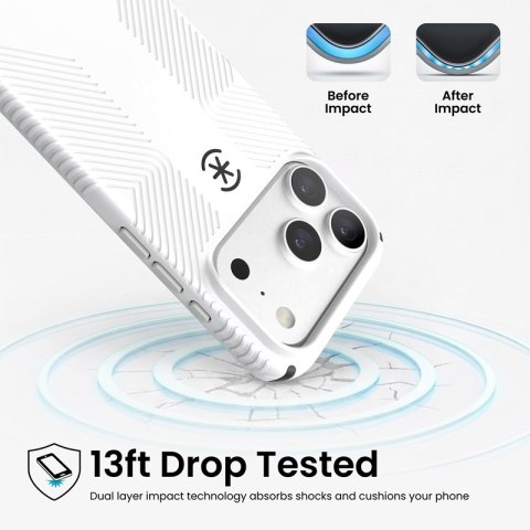 Speck Candyshell Icon MagSafe - Etui iPhone 18 Pro / 17 Pro (Vanilla Frost)