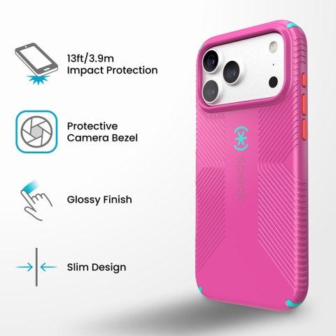 Speck Candyshell Icon MagSafe - Etui iPhone 18 Pro Max / 17 Pro Max (Bubblegum Pop)