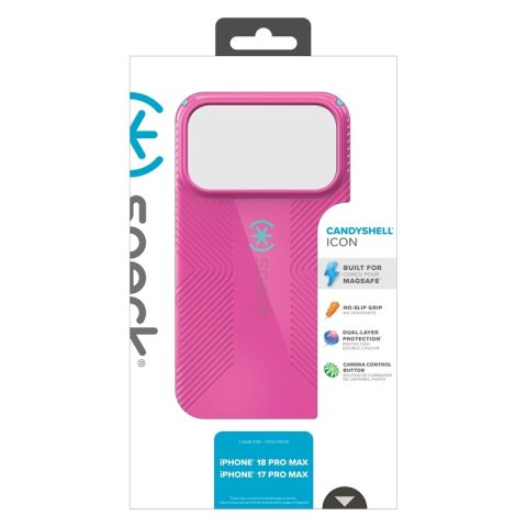 Speck Candyshell Icon MagSafe - Etui iPhone 18 Pro Max / 17 Pro Max (Bubblegum Pop)