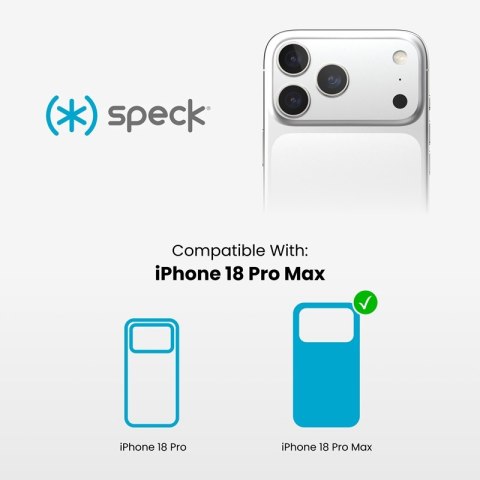 Speck Candyshell Icon MagSafe - Etui iPhone 18 Pro Max / 17 Pro Max (Vanilla Frost)