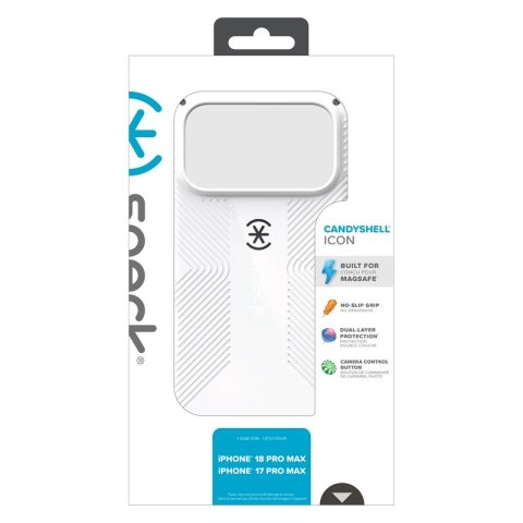 Speck Candyshell Icon MagSafe - Etui iPhone 18 Pro Max / 17 Pro Max (Vanilla Frost)