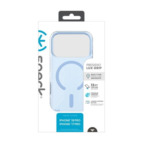 Speck Presidio Lux Grip MagSafe - Etui iPhone 18 Pro / 17 Pro (Sable)