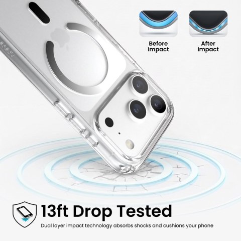 Speck Presidio Perfect Clear MagSafe - Etui iPhone 18 Pro / 17 Pro (Clear)