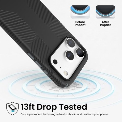 Speck Presidio2 Grip MagSafe - Etui iPhone 18 Pro / 17 Pro (Black)