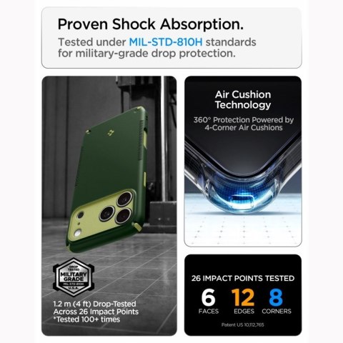 Spigen Nano Pop Mag MagSafe - Etui do iPhone 18 Pro Max / 17 Pro Max (Avo Green)