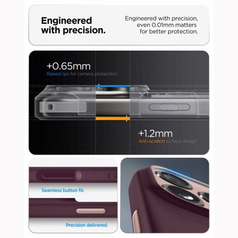 Spigen Nano Pop Mag MagSafe - Etui do iPhone 18 Pro Max / 17 Pro Max (Burgundy Bean)