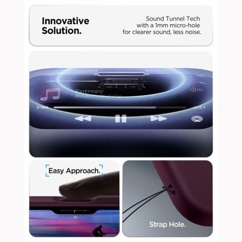 Spigen Nano Pop Mag MagSafe - Etui do iPhone 18 Pro Max / 17 Pro Max (Burgundy Bean)
