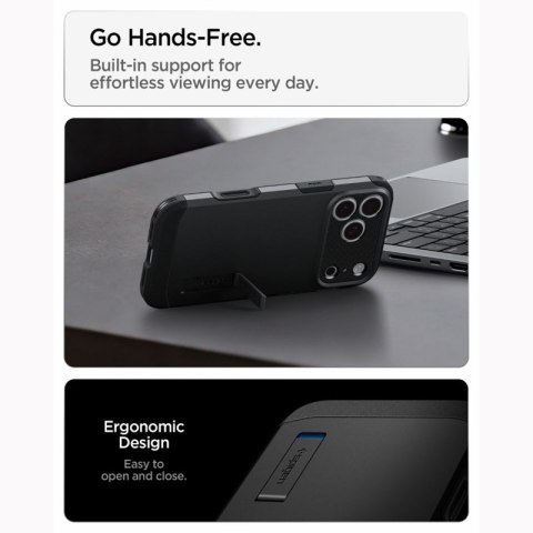 Spigen Tough Armor T Mag MagSafe - Etui do iPhone 18 Pro Max / 17 Pro Max (Black)