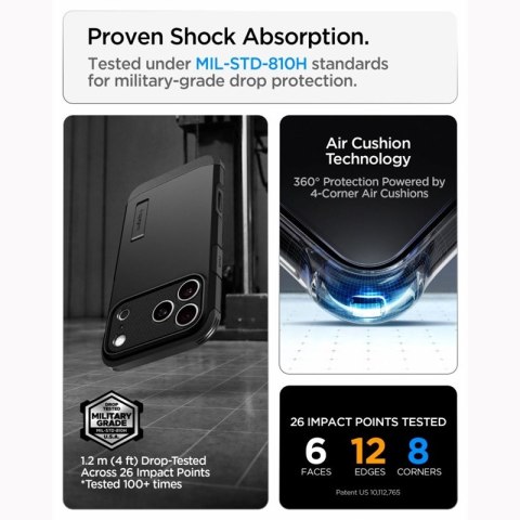 Spigen Tough Armor T Mag MagSafe - Etui do iPhone 18 Pro Max / 17 Pro Max (Black)