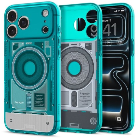 Spigen Ultra Hybrid Mag MagSafe - Etui do iPhone 18 Pro Max / 17 Pro Max (C-One Bondi Blue)