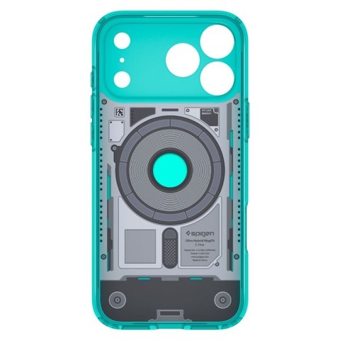 Spigen Ultra Hybrid Mag MagSafe - Etui do iPhone 18 Pro Max / 17 Pro Max (C-One Bondi Blue)