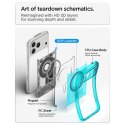 Spigen Ultra Hybrid Mag MagSafe - Etui do iPhone 18 Pro Max / 17 Pro Max (C-One Bondi Blue)