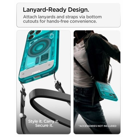 Spigen Ultra Hybrid Mag MagSafe - Etui do iPhone 18 Pro Max / 17 Pro Max (C-One Bondi Blue)