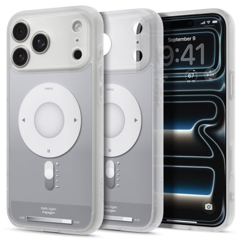 Spigen Ultra Hybrid Mag MagSafe - Etui do iPhone 18 Pro Max / 17 Pro Max (Classic Silver)