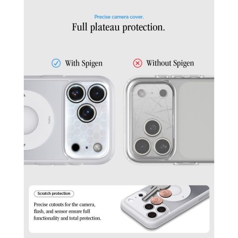 Spigen Ultra Hybrid Mag MagSafe - Etui do iPhone 18 Pro Max / 17 Pro Max (Classic Silver)