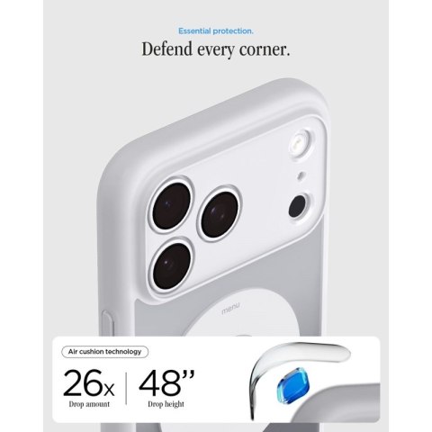 Spigen Ultra Hybrid Mag MagSafe - Etui do iPhone 18 Pro Max / 17 Pro Max (Classic Silver)