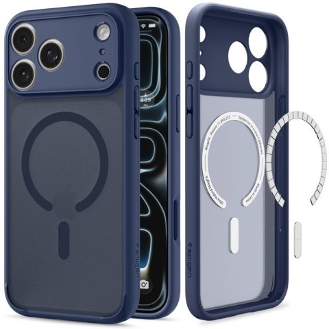 Spigen Ultra Hybrid Mag MagSafe - Etui do iPhone 18 Pro Max / 17 Pro Max (Frost Deep Blue)