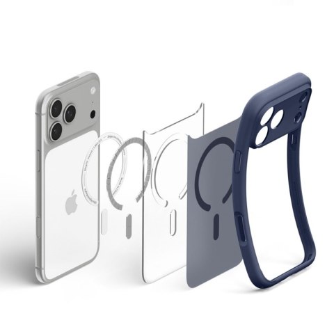 Spigen Ultra Hybrid Mag MagSafe - Etui do iPhone 18 Pro Max / 17 Pro Max (Frost Deep Blue)
