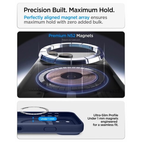 Spigen Ultra Hybrid Mag MagSafe - Etui do iPhone 18 Pro Max / 17 Pro Max (Frost Deep Blue)