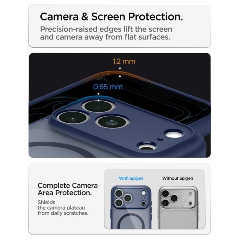 Spigen Ultra Hybrid Mag MagSafe - Etui do iPhone 18 Pro Max / 17 Pro Max (Frost Deep Blue)