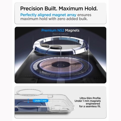 Spigen Ultra Hybrid T Mag MagSafe - Etui do iPhone 18 Pro Max / 17 Pro Max (Matte Blue)