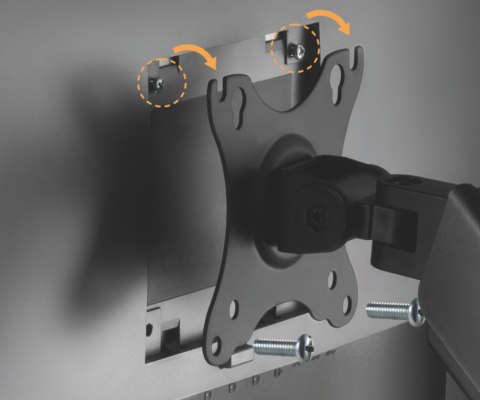 UCHWYT BIURKOWY DO MONITORA, NA SPRĘŻYNIE MECHANICZNEJ BRATECK-LDT46-C012E BRATECK