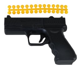 Czarny Pistolet Zabawkowy Metalowy na Kulki