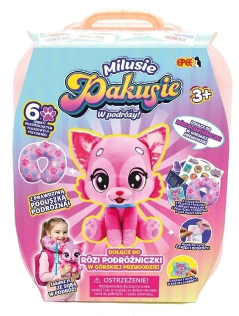 Milusie Pakusie w podróży - Rózia Podróżniczka