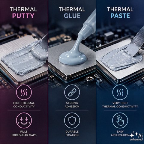 Qoltec Profesjonalna pasta termoprzewodząca 17.3 W/m-K | 4g | Szara
