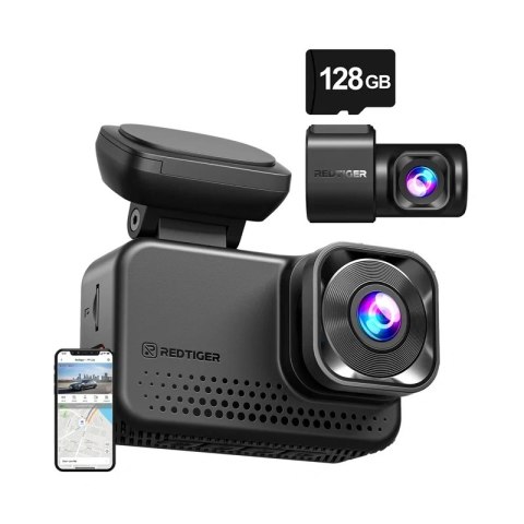 Wideorejestrator REDTIGER VC70 Wi-Fi 4K + 2.5K 128GB