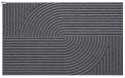Wycieraczka do butów wejściowa pod drzwi 50x80 cm Ankara szara