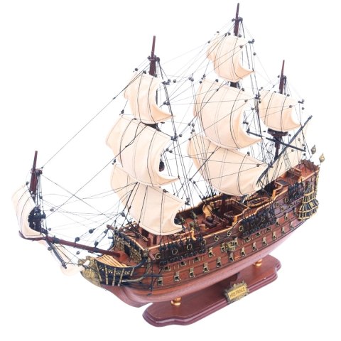Ekskluzywny Wielki Model Żaglowca Okrętu HMS Prince 94cm - PRINCE