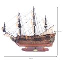 Ekskluzywny Wielki Model Żaglowca Okrętu HMS Prince 94cm - PRINCE