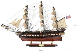 Ekskluzywny Wielki Model Żaglowca USS Constitution 100cm - USSCON