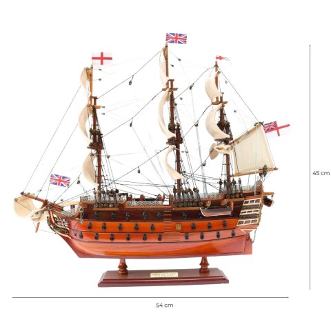 Piękny Model Żaglowca HMS Victory Złożony 54 cm - VIC5