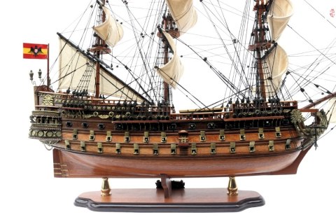 Wielki Model Żaglowca Okrętu San Felipe 80cm - SF8