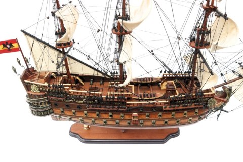 Wielki Model Żaglowca Okrętu San Felipe 80cm - SF8