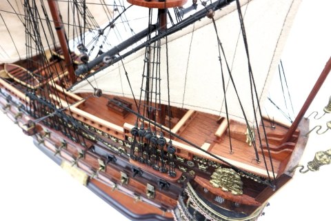 Wielki Model Żaglowca Okrętu San Felipe 80cm - SF8