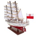 Ekskluzywny Model Żaglowca Statku Dar Młodzieży XXL 71 cm - DARML