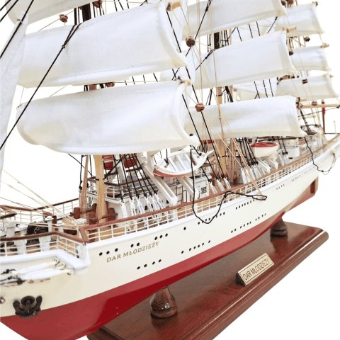 Ekskluzywny Model Żaglowca Statku Dar Młodzieży XXL 71 cm - DARML