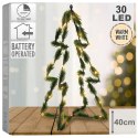 Choinka Ozdoba Świąteczna 30 LED Świecąca HOME STYLING COLLECTION 40 cm