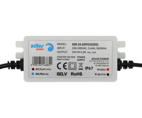ZASILACZ IMPULSOWY ADP-24-24-FP ADLER Power