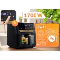 Frytkownica beztłuszczowa Air fryer + papier do pieczenia Berdsen BD-655 czarna