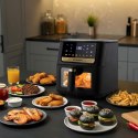 Frytkownica beztłuszczowa Air fryer + papier do pieczenia Berdsen BD-655 czarna