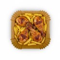 Frytkownica beztłuszczowa Air fryer + papier do pieczenia Berdsen BD-655 czarna