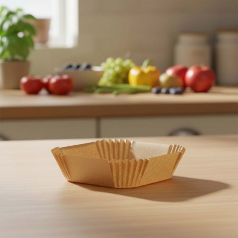 Frytkownica beztłuszczowa Air fryer + papier do pieczenia Berdsen BD-655 czarna