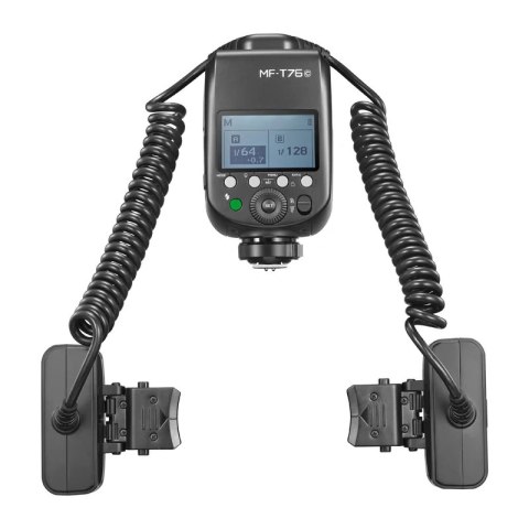 Lampa błyskowa makro z podwójną głowicą GODOX MF-T76 do Nikon