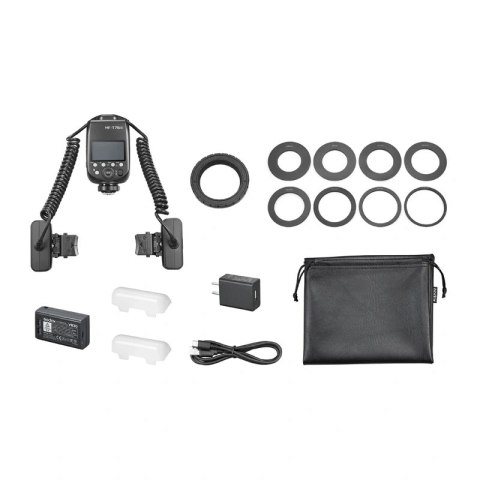 Lampa błyskowa makro z podwójną głowicą GODOX MF-T76 do Nikon